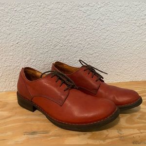 Fiorentini + baker derby shoes in red